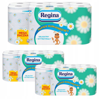 Toaletný papier Regina s harmančekovou vôňou, 48 roliek